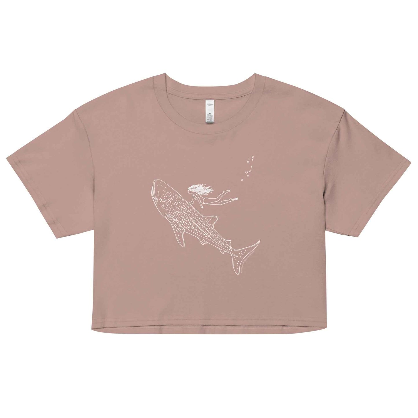 Salinity Swimwear Whale Shark Moment Women’s Crop Top T-Shirt