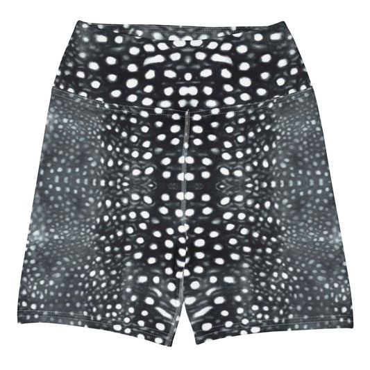 Salinity Swimwear Whale Shark Mosaic B&W 4" Inch Dive Shorts Shorts