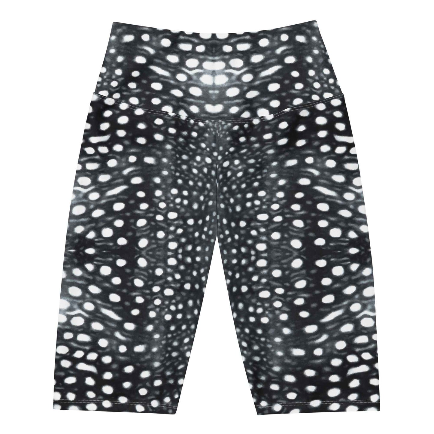 Salinity Swimwear Whale Shark Mosaic B&W 8" Inch Dive Shorts Shorts