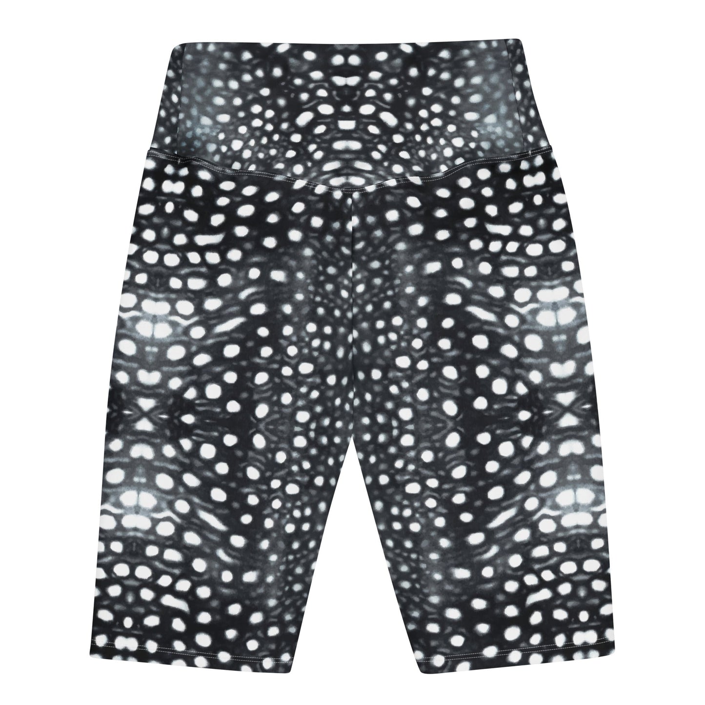 Salinity Swimwear Whale Shark Mosaic B&W 8" Inch Dive Shorts Shorts