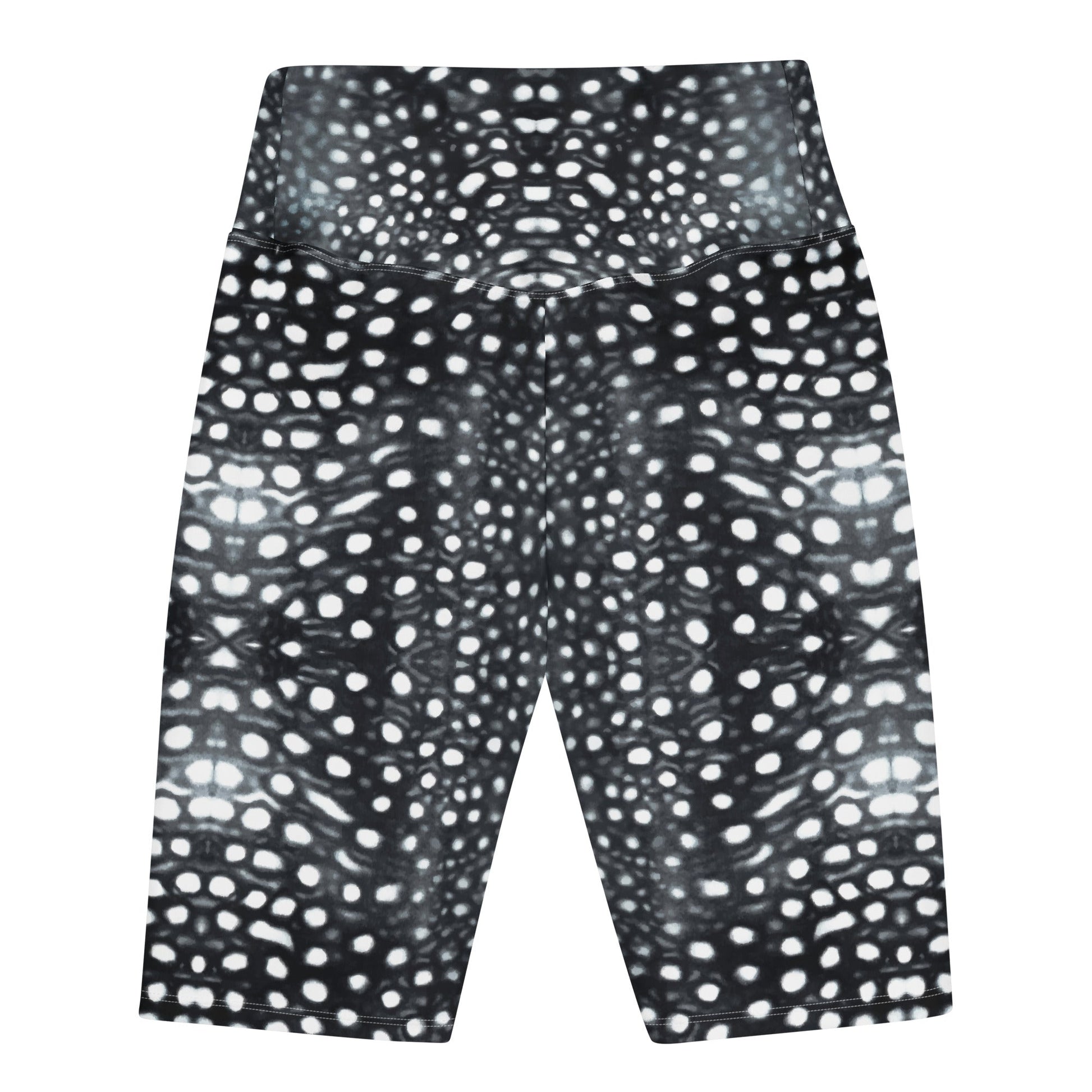 Salinity Swimwear Whale Shark Mosaic B&W 8" Inch Dive Shorts Shorts