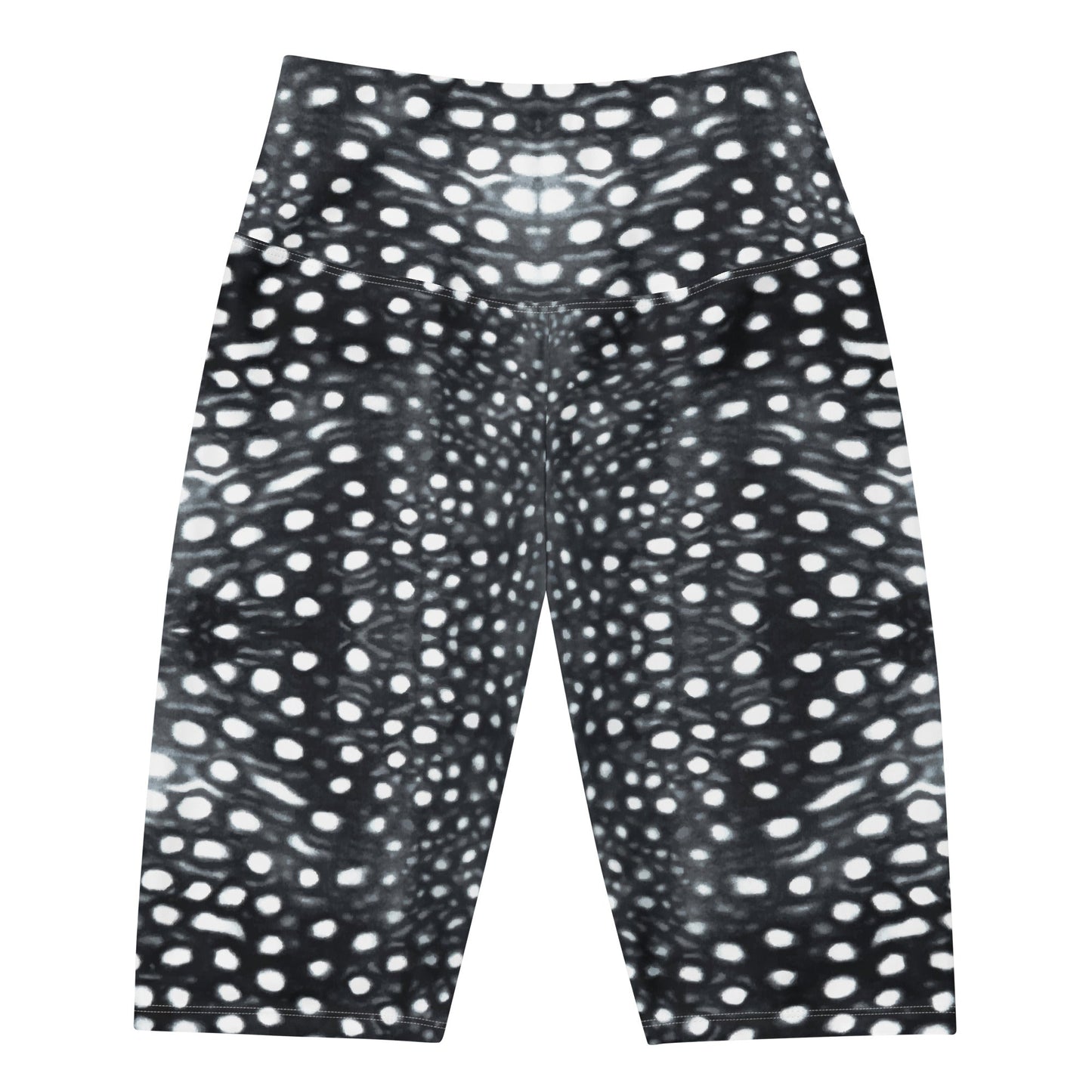 Salinity Swimwear Whale Shark Mosaic B&W 8" Inch Dive Shorts Shorts