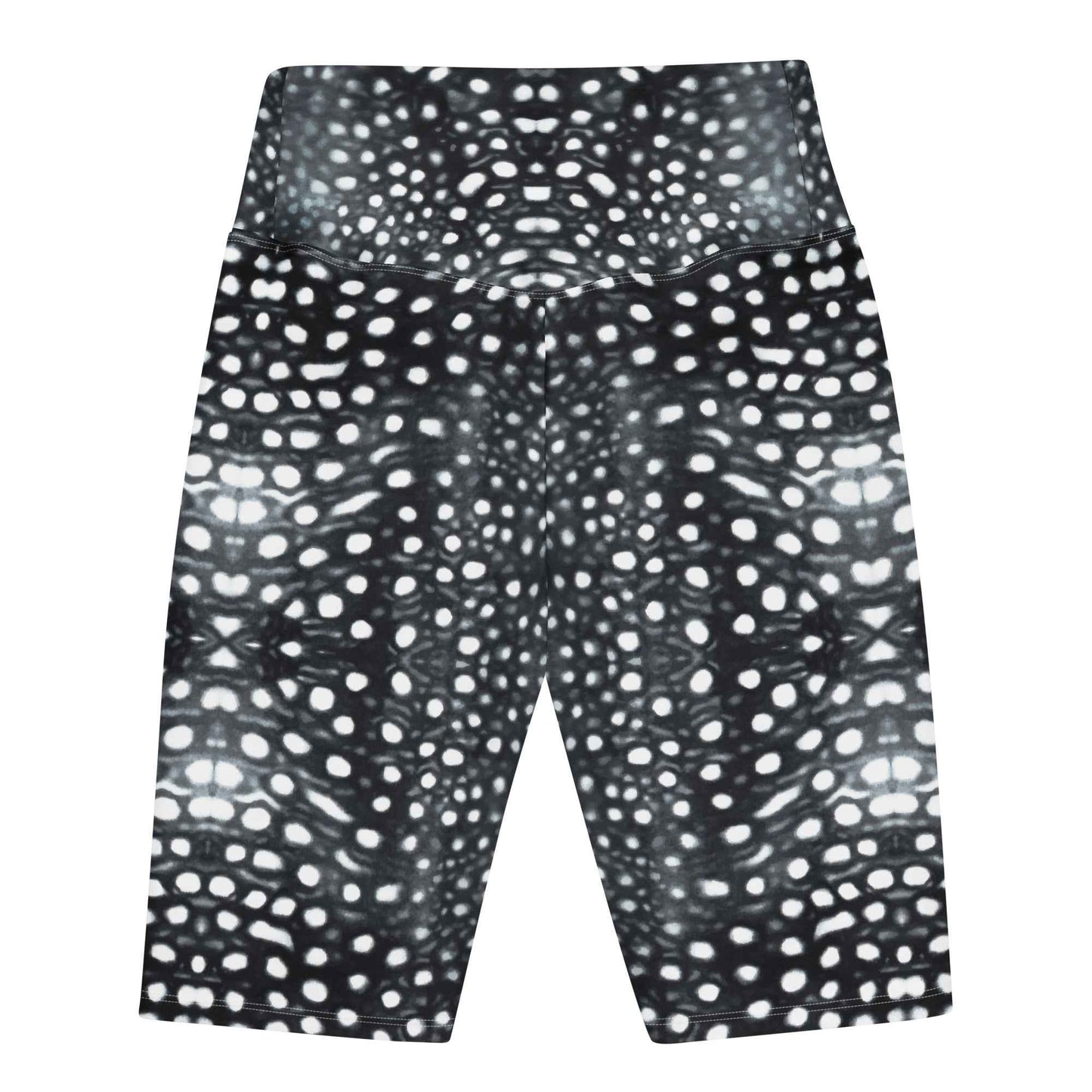 Salinity Swimwear Whale Shark Mosaic B&W 8" Inch Dive Shorts Shorts