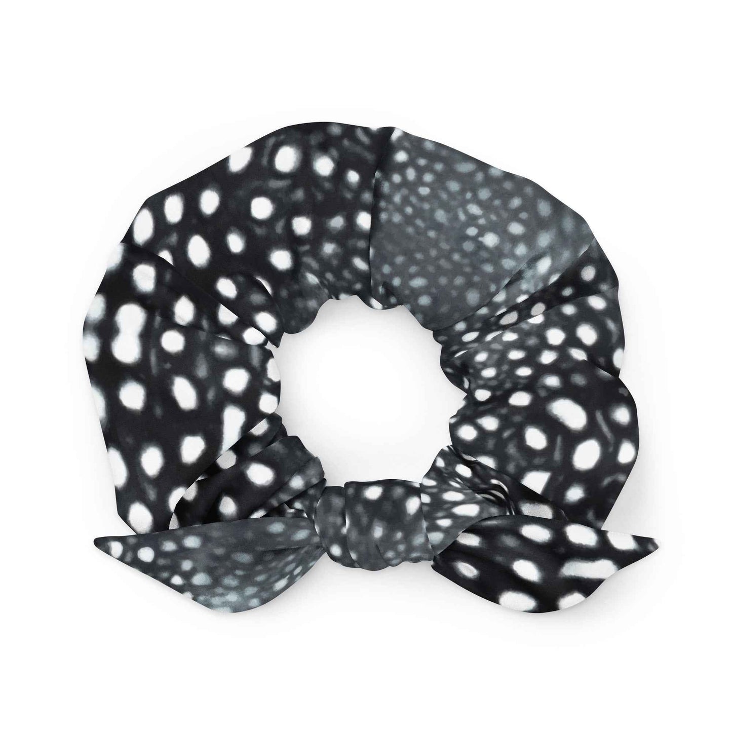 Salinity Swimwear Whale Shark Mosaic B&W Eco - Scrunchie Scrunchie