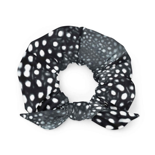 Salinity Swimwear Whale Shark Mosaic B&W Eco - Scrunchie Scrunchie