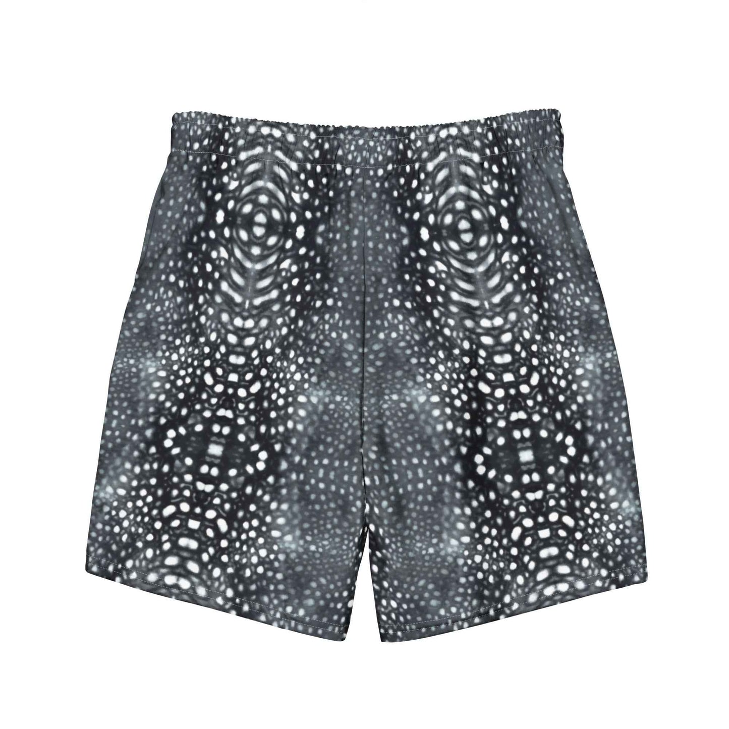 Salinity Swimwear Whale Shark Mosaic B&W Eco Swim Trunks Swim Trunks