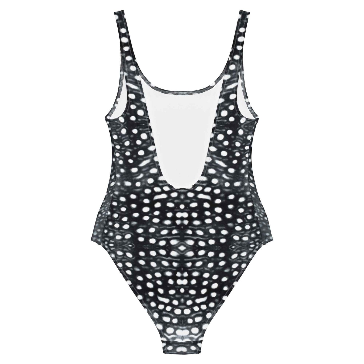 Salinity Swimwear Whale Shark Mosaic B&W One - Piece Swimsuit One - Piece Swimsuit