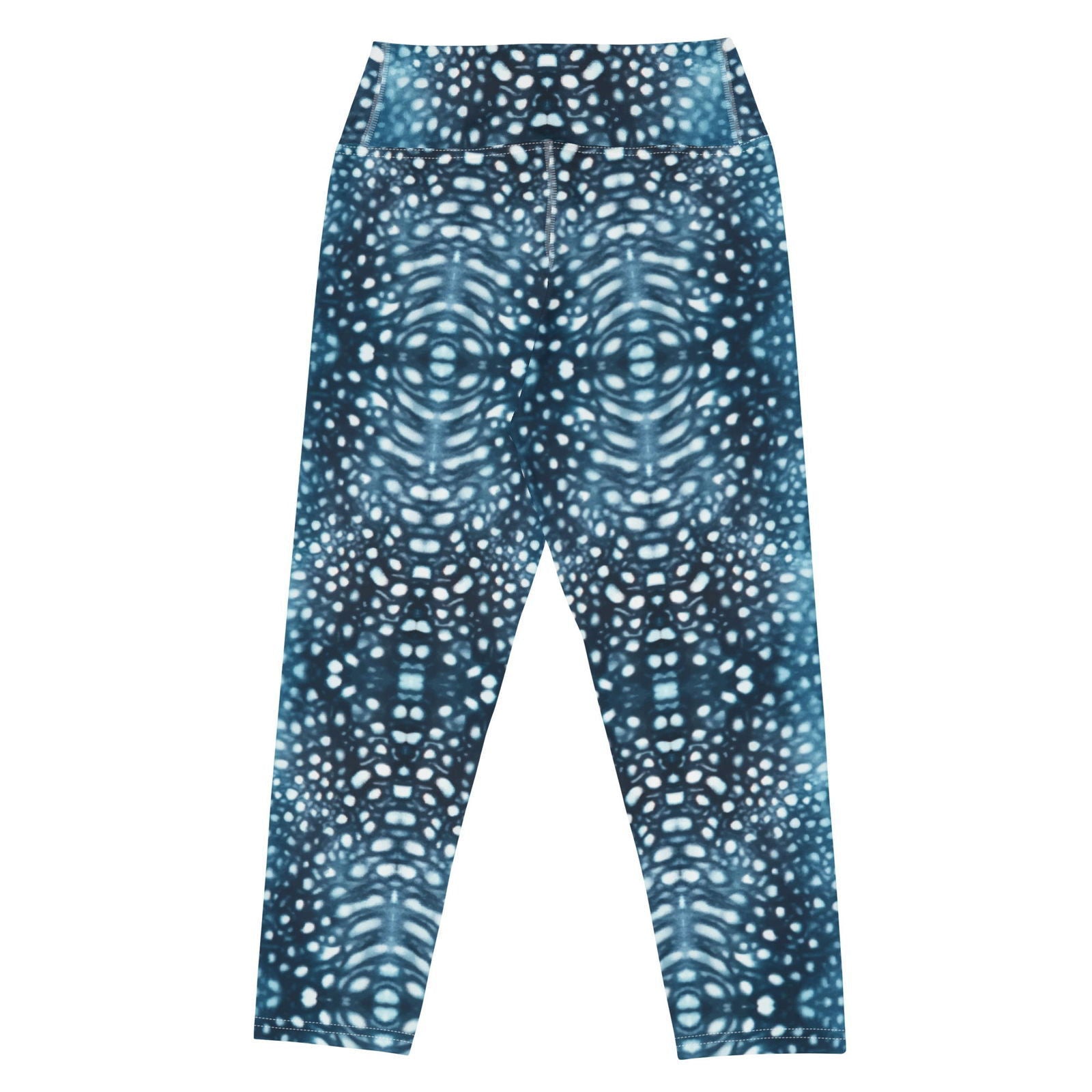 Whale Shark Mosaic Capri Swim Leggings - Salinity Swimwear