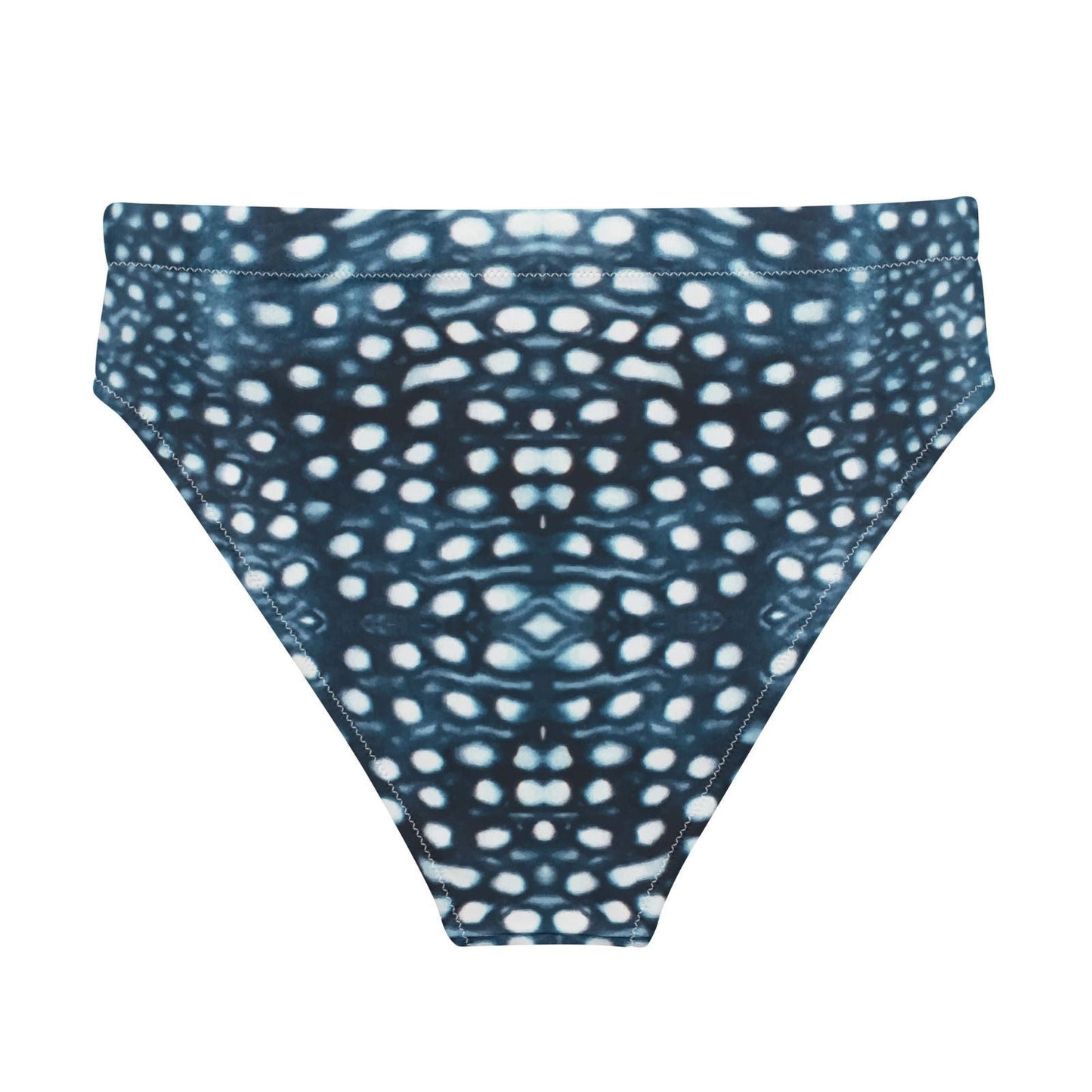 Salinity Swimwear Whale Shark Mosaic Eco High - Waisted Bikini Bottom Bikini Bottom