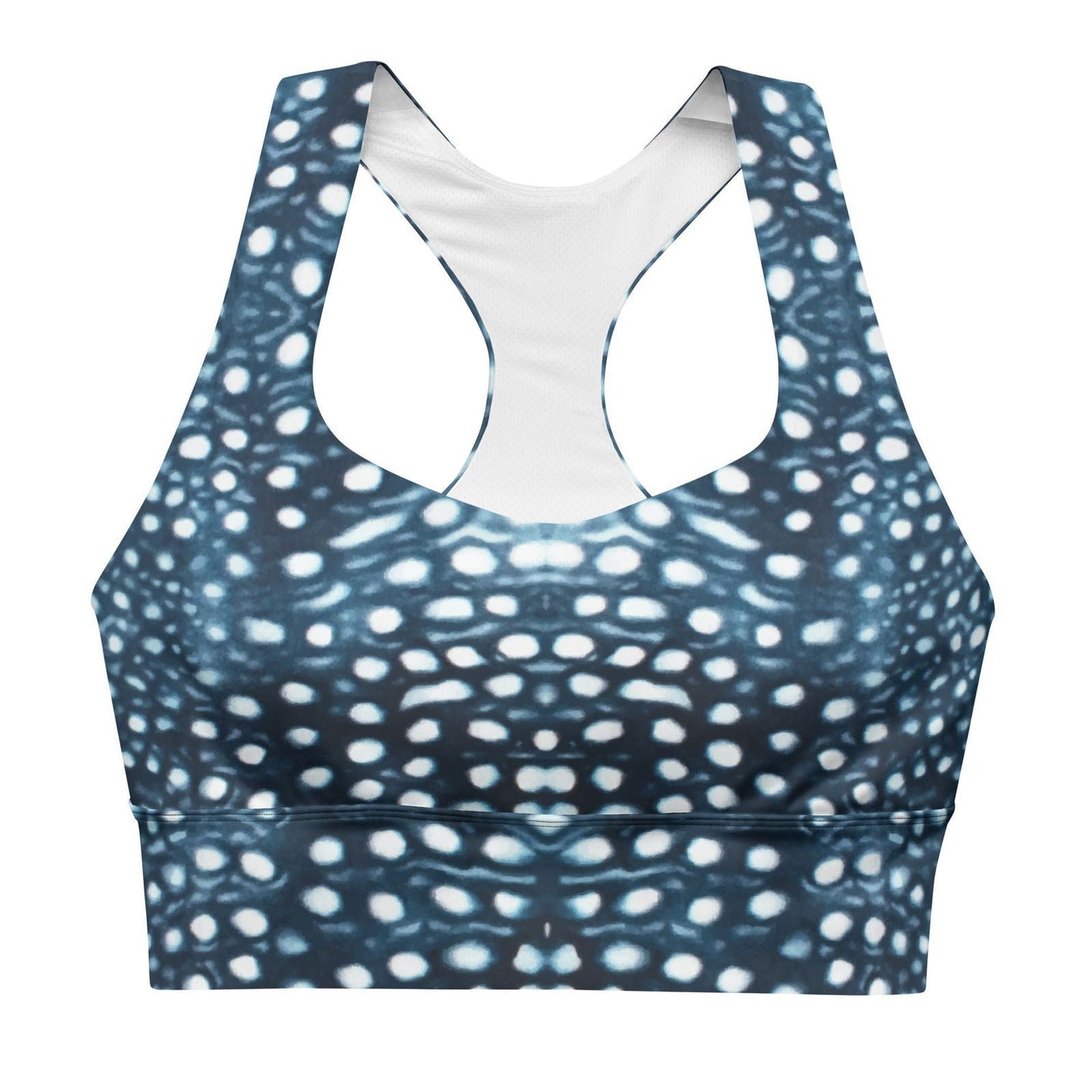 Salinity Swimwear Whale Shark Mosaic Eco Sports Swim Top Sports Top