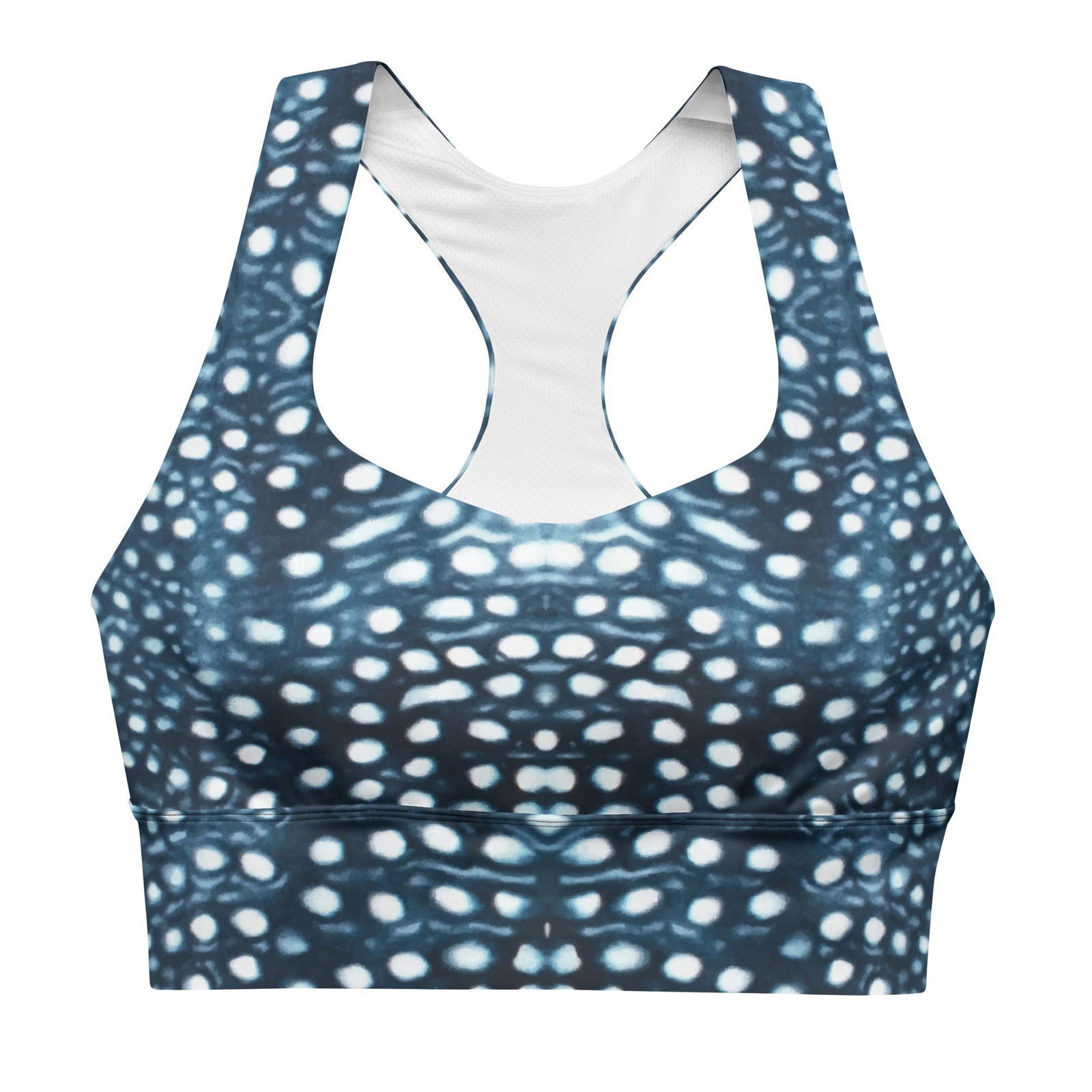 Whale Shark Mosaic Eco Sports Swim Top - Salinity Swimwear