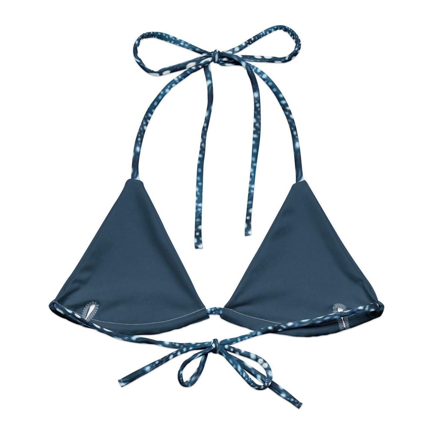 Salinity Swimwear Whale Shark Mosaic Eco String Bikini Top Bikini Top