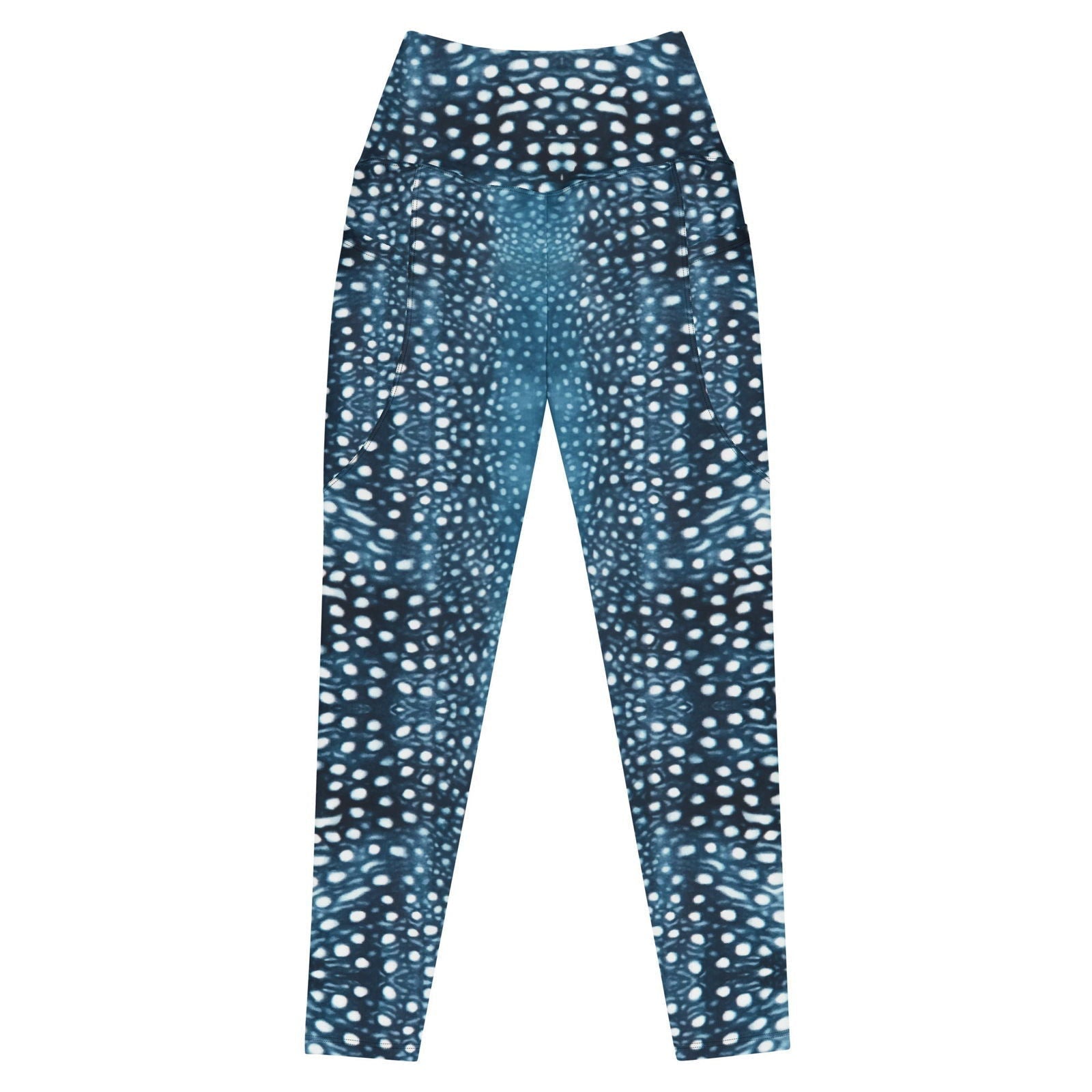 Whale Shark Mosaic Eco Swim Leggings With Pockets - Salinity Swimwear