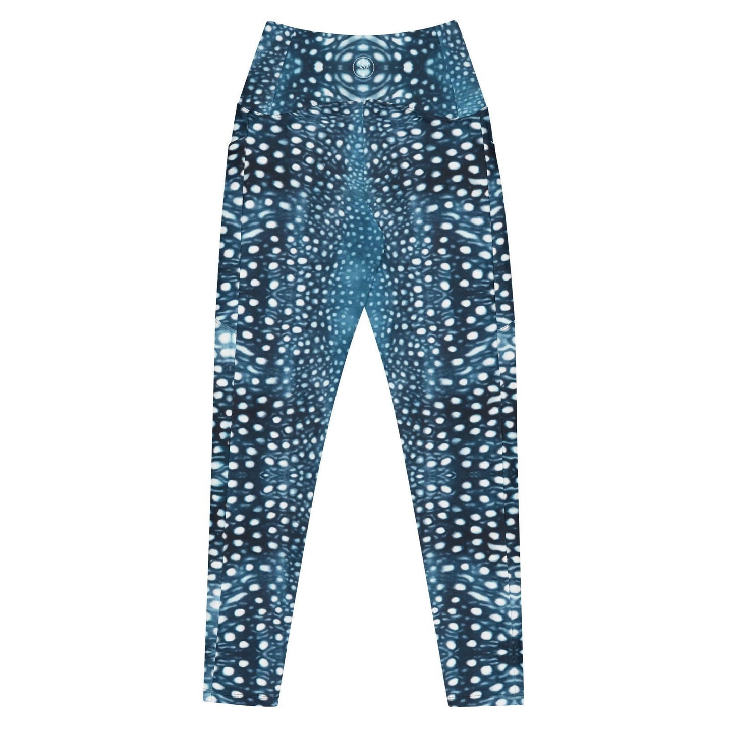 Salinity Swimwear Whale Shark Mosaic Eco Swim Leggings With Pockets Leggings