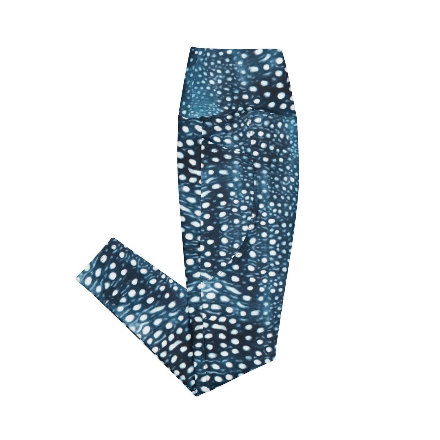 Salinity Swimwear Whale Shark Mosaic Eco Swim Leggings With Pockets Leggings