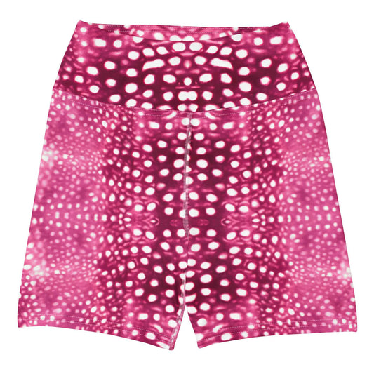 Salinity Swimwear Whale Shark Mosaic Pink 4" Inch Dive Shorts Shorts