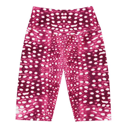 Salinity Swimwear Whale Shark Mosaic Pink 8" Inch Dive Shorts Shorts