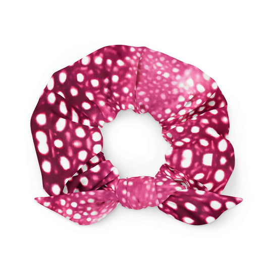 Salinity Swimwear Whale Shark Mosaic Pink Eco - Scrunchie Scrunchie
