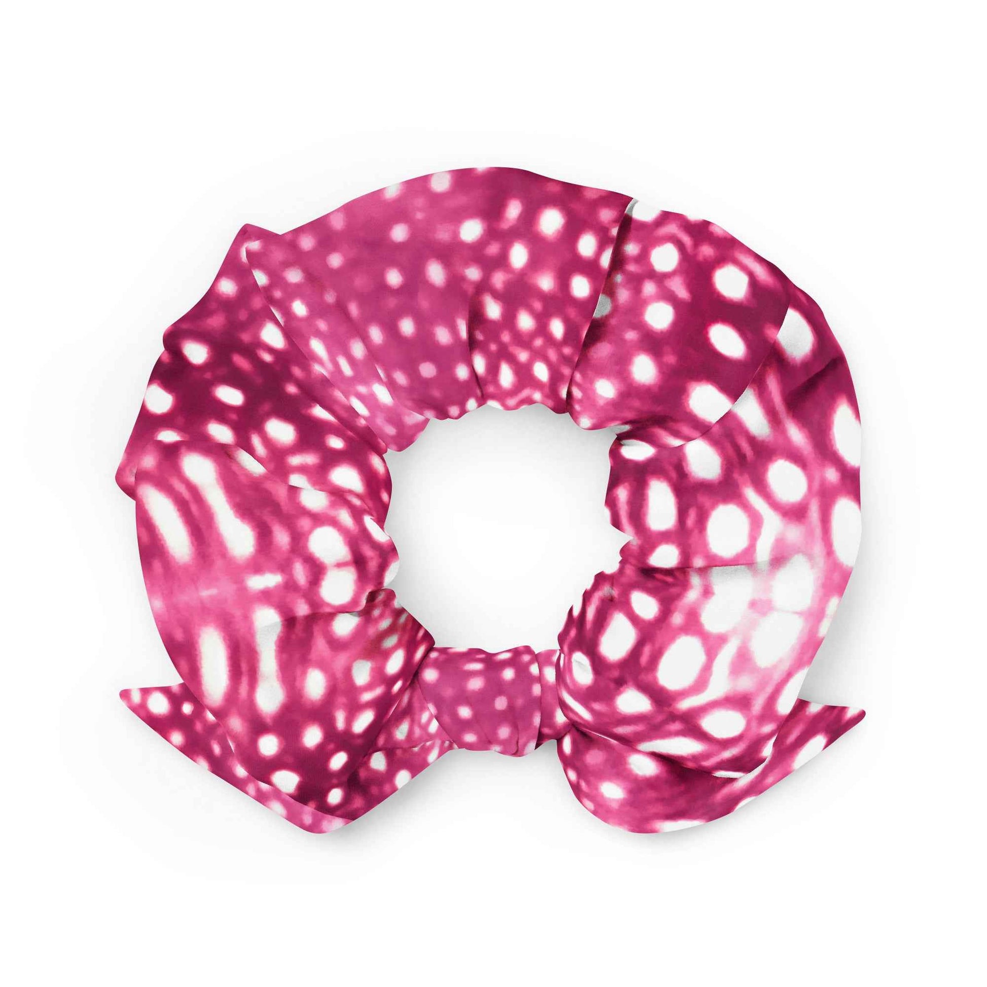 Salinity Swimwear Whale Shark Mosaic Pink Eco - Scrunchie Scrunchie