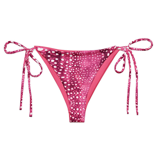 Salinity Swimwear Whale Shark Mosaic Pink Eco String Bikini Bottom Bikini Bottom
