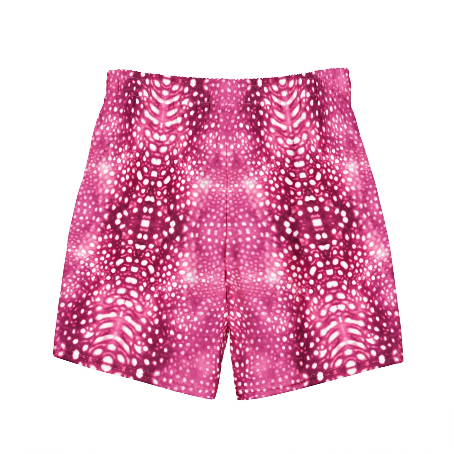 Salinity Swimwear Whale Shark Mosaic Pink Eco Swim Trunks Swim Trunks