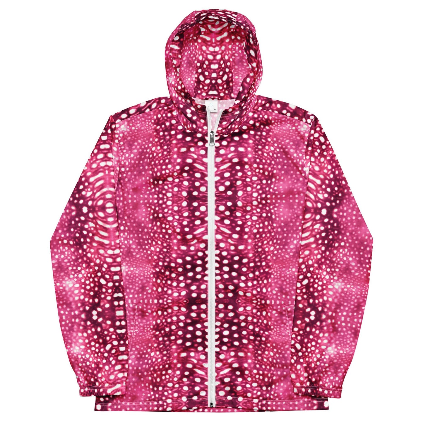 Salinity Swimwear Whale Shark Mosaic Pink Men’s Windbreaker Windbreaker