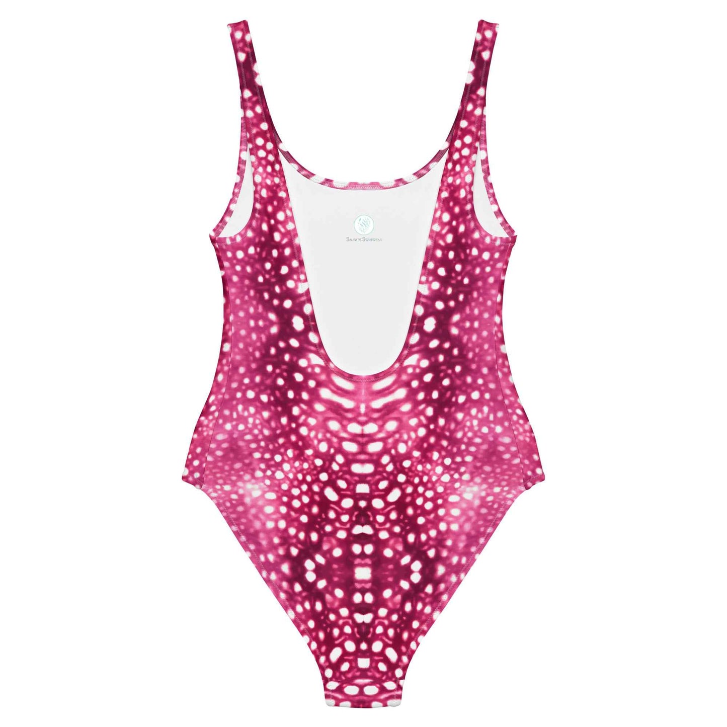 Salinity Swimwear Whale Shark Mosaic Pink One - Piece Swimsuit One - Piece Swimsuit