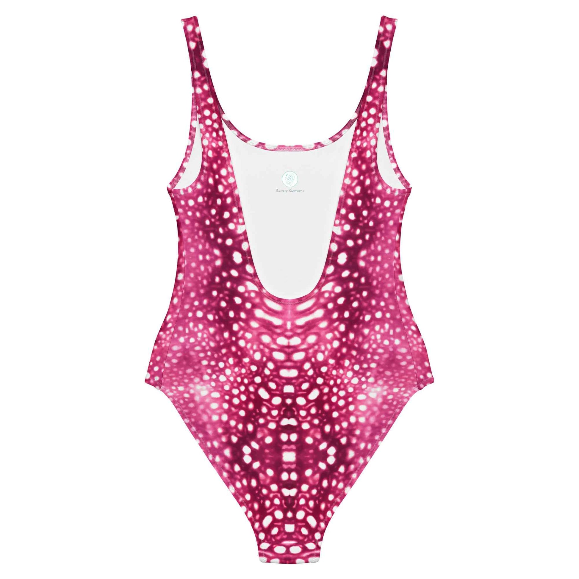 Salinity Swimwear Whale Shark Mosaic Pink One - Piece Swimsuit One - Piece Swimsuit