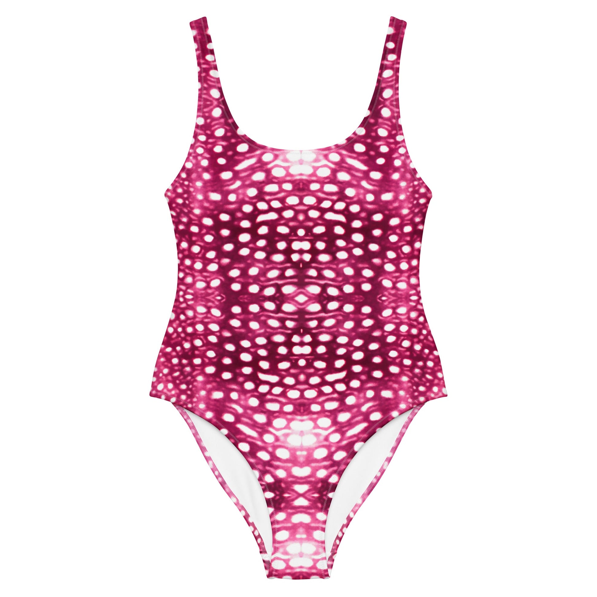 Salinity Swimwear Whale Shark Mosaic Pink One - Piece Swimsuit One - Piece Swimsuit