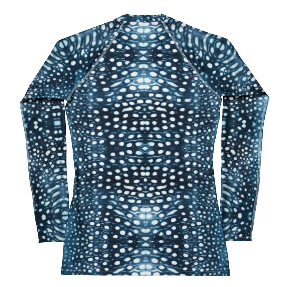 Salinity Swimwear Whale Shark Mosaic Women's Rash Guard Rash Guard