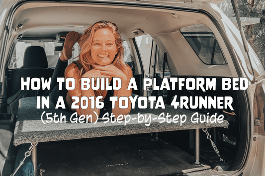 How to Build a Platform Bed in a 2016 Toyota 4Runner (5th Gen) – Step-by-Step Guide - Salinity Swimwear