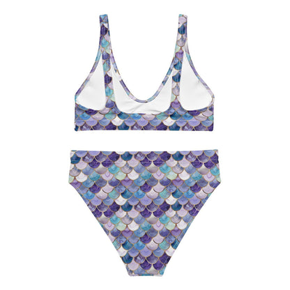 Amethyst Ocean Mermaid Eco High-Waisted Bikini Set - Salinity Swimwear