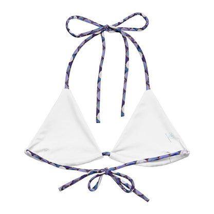 Amethyst Ocean Mermaid Eco String Bikini Top - Salinity Swimwear