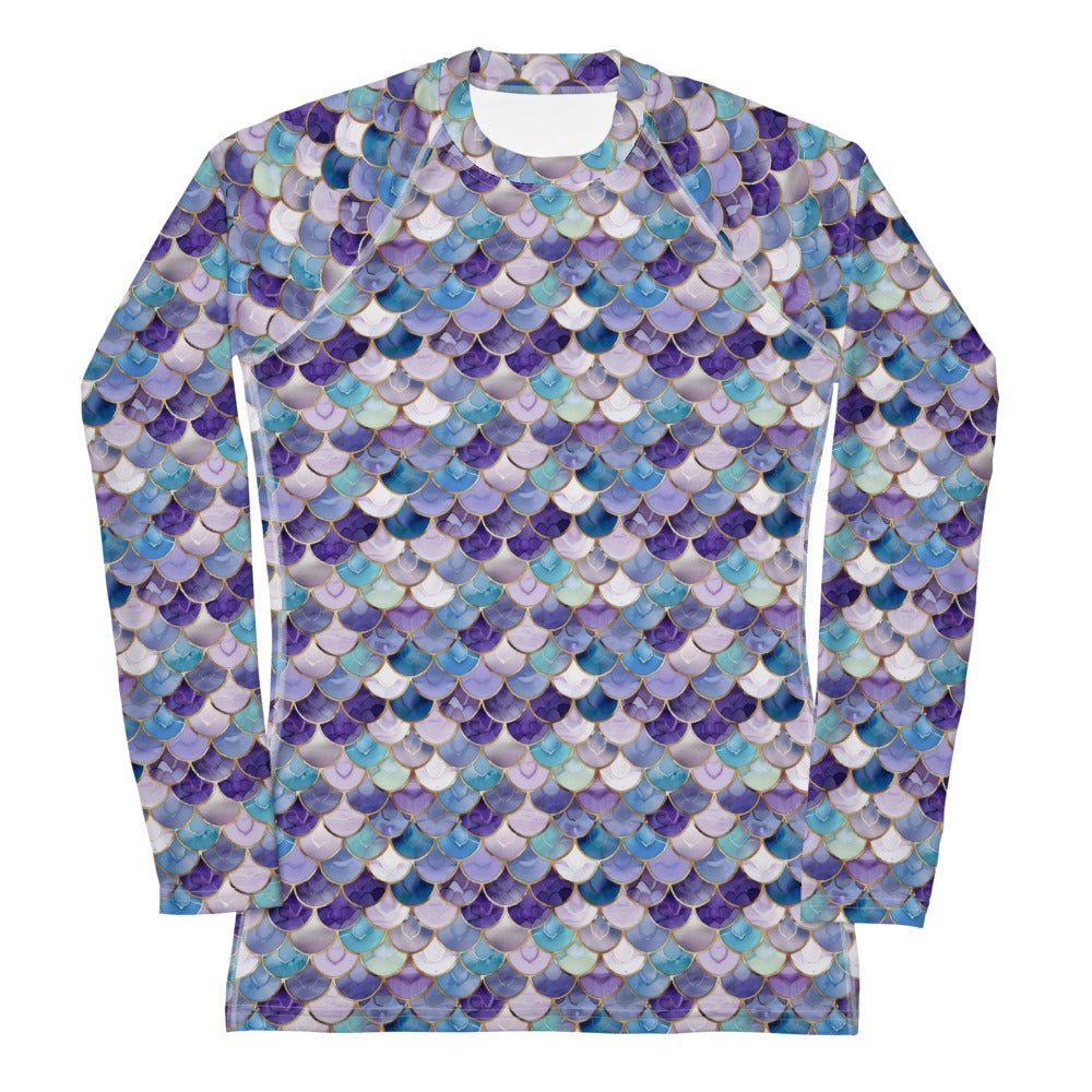 Amethyst Ocean Mermaid Women's Rash Guard - Salinity Swimwear - Rash Guard   - #tag1#
