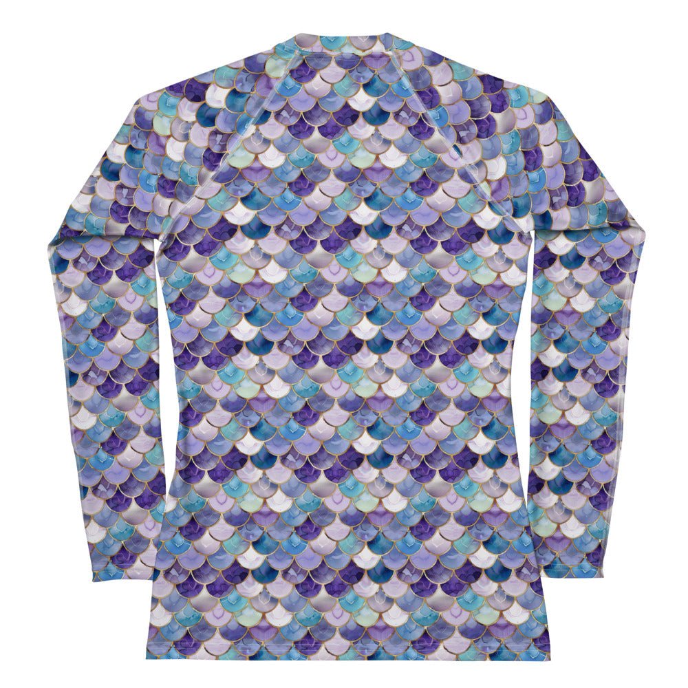 Amethyst Ocean Mermaid Women's Rash Guard - Salinity Swimwear -    - #tag1#