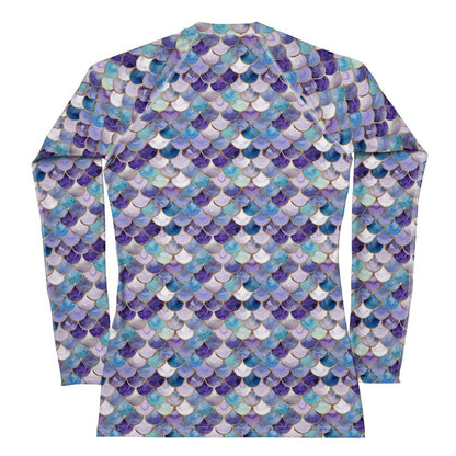 Amethyst Ocean Mermaid Women's Rash Guard - Salinity Swimwear -    - #tag1#