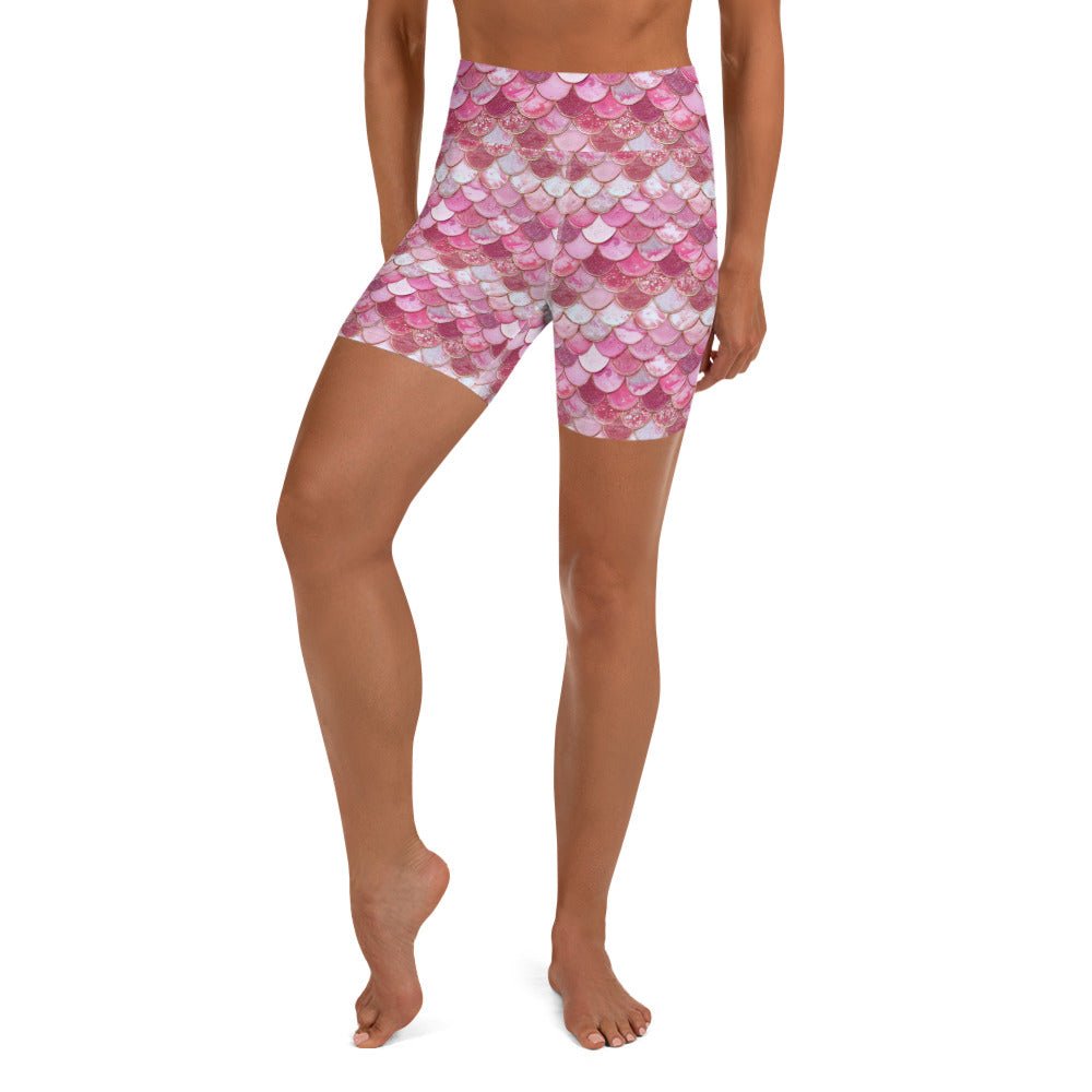 Pink Pearl Mermaid 4" Inch Dive Shorts - Salinity Swimwear -    - #tag1# - #tag2# - #tag3# - #tag4#