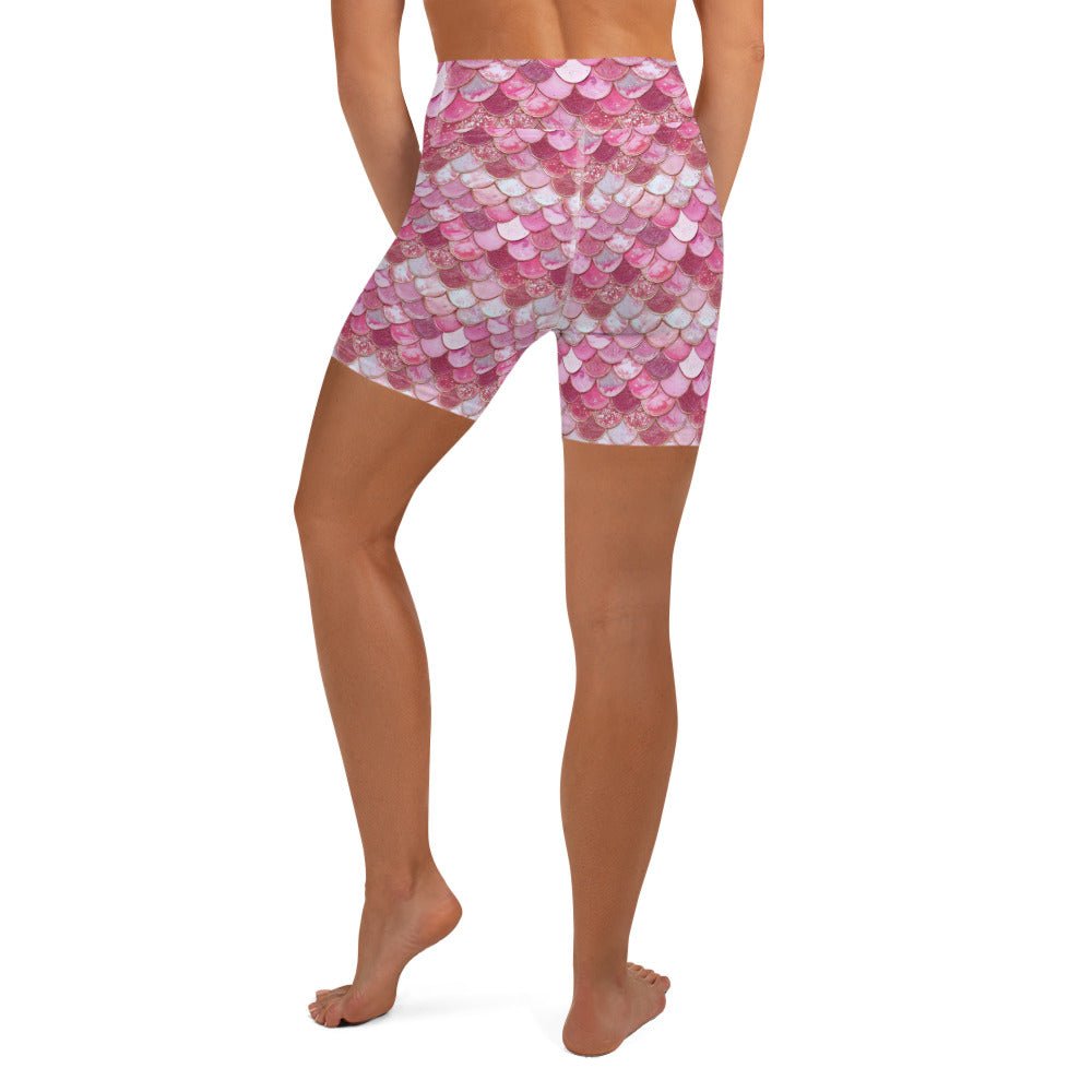 Pink Pearl Mermaid 4" Inch Dive Shorts - Salinity Swimwear -    - #tag1# - #tag2# - #tag3# - #tag4#