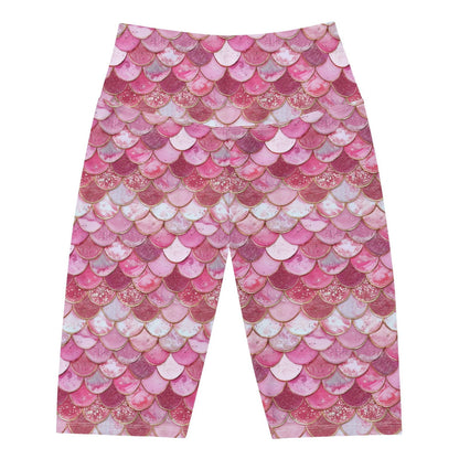 Pink Pearl Mermaid 8" Inch Dive Shorts - Salinity Swimwear - Shorts   - #tag1# - #tag2# - #tag3# - #tag4#