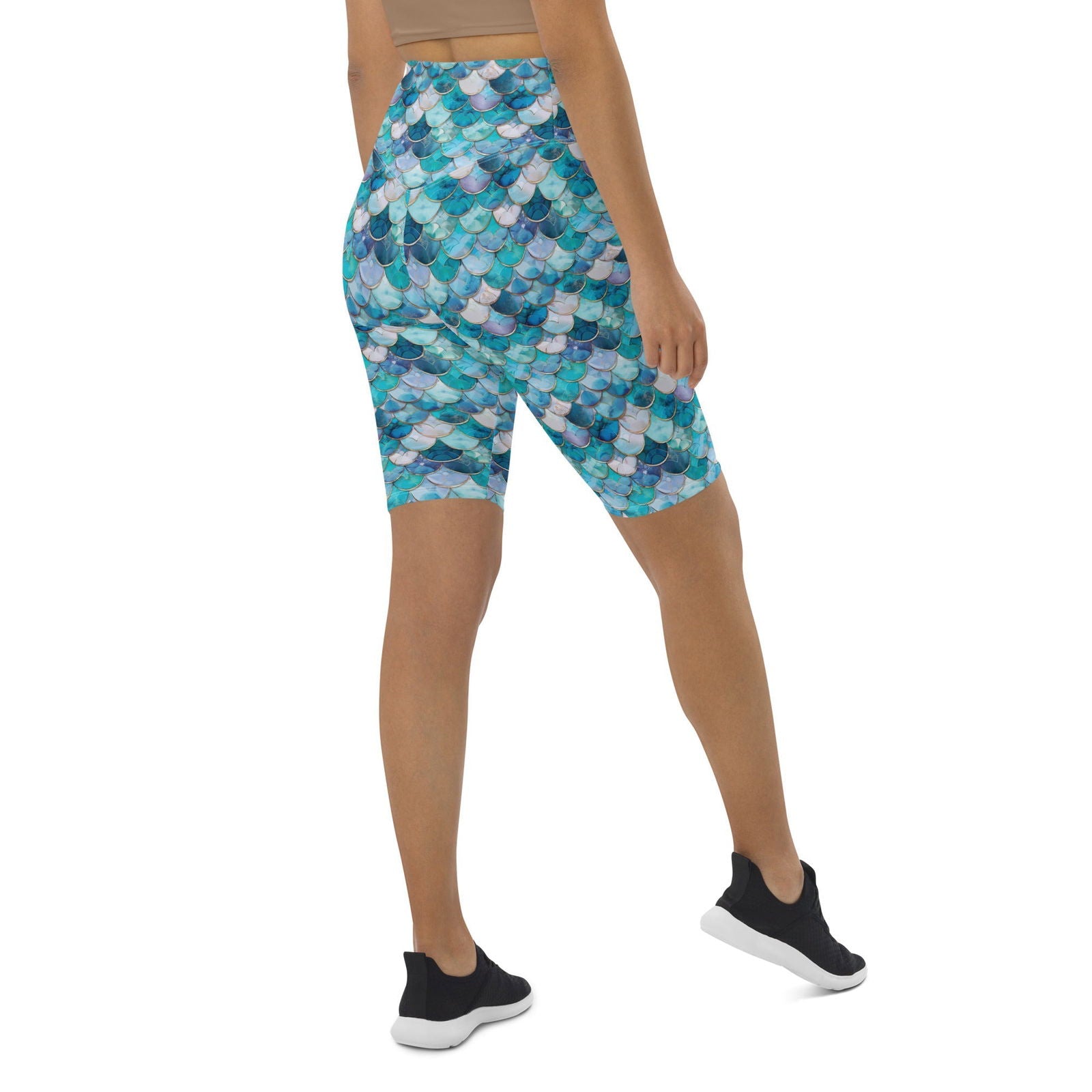 Blue Lagoon Mermaid 8" Inch Dive Shorts - Salinity Swimwear -    - #tag1#