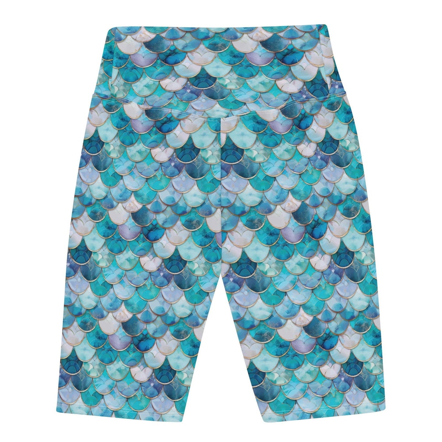 Blue Lagoon Mermaid 8" Inch Dive Shorts - Salinity Swimwear -    - #tag1#