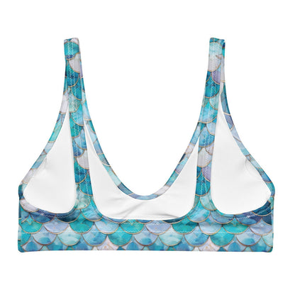 Blue Lagoon Mermaid Eco Bikini Top - Salinity Swimwear