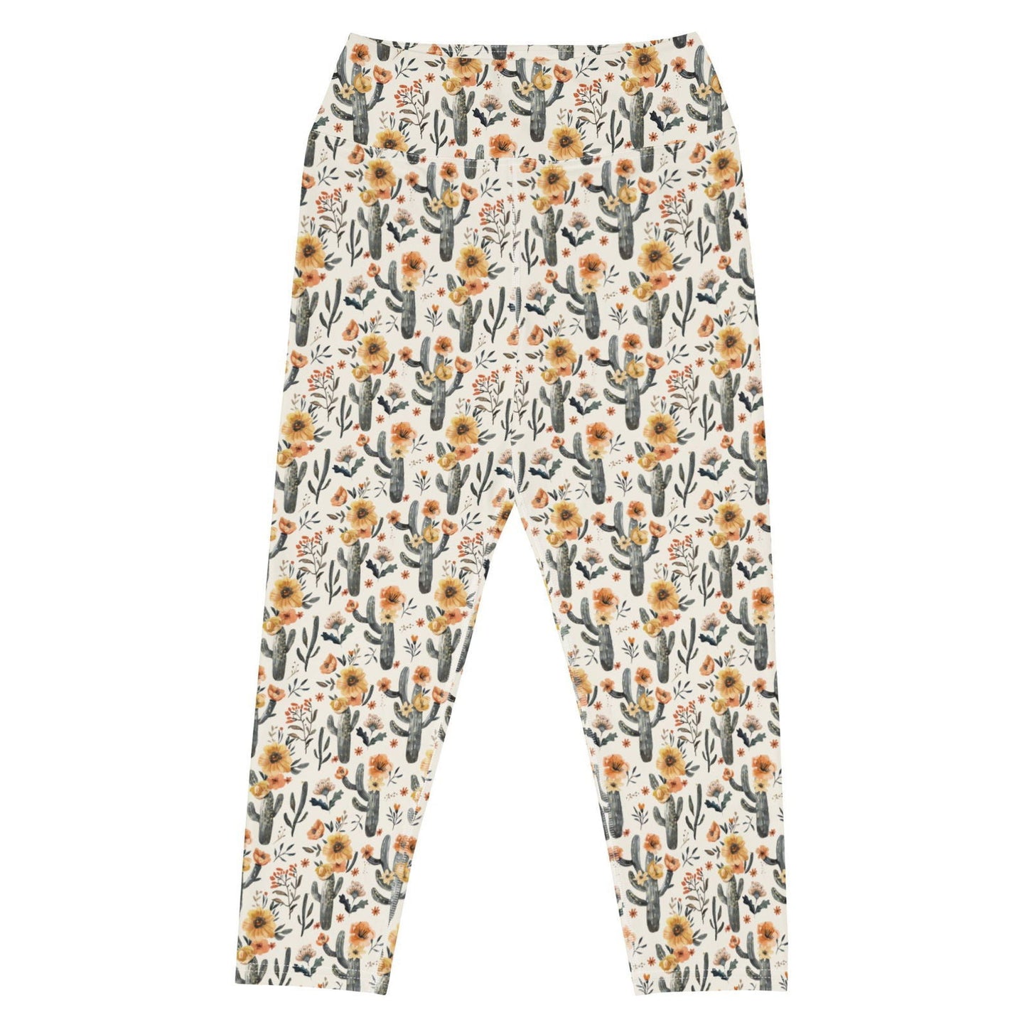 Cactus Sunflower Capri Swim Leggings - Salinity Swimwear