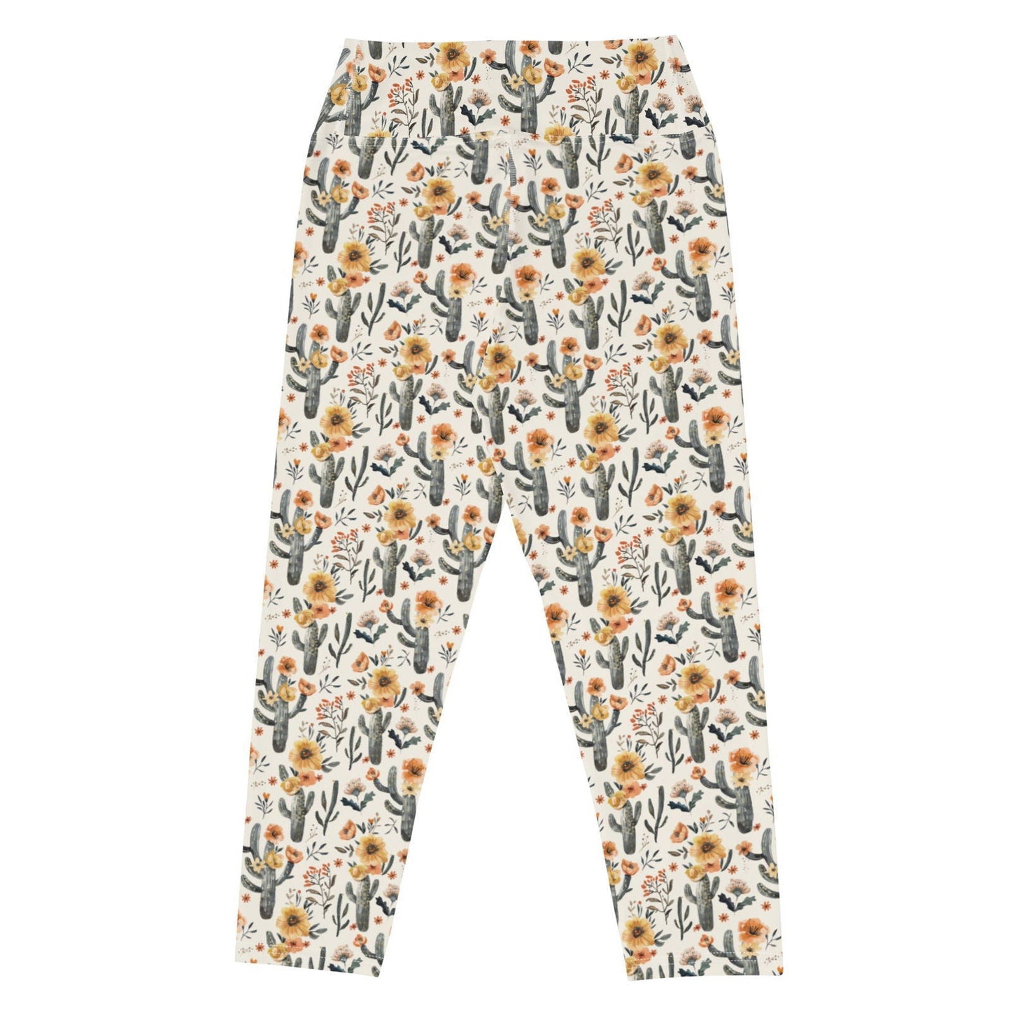 Cactus Sunflower Capri Swim Leggings - Salinity Swimwear