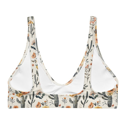 Cactus Sunflower Eco Bikini Top - Salinity Swimwear