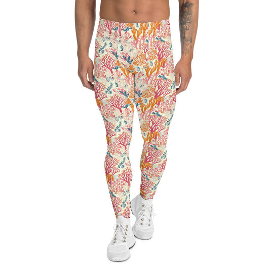 Coral Garden Men's Dive Leggings - Salinity Swimwear - Leggings   - #tag1#