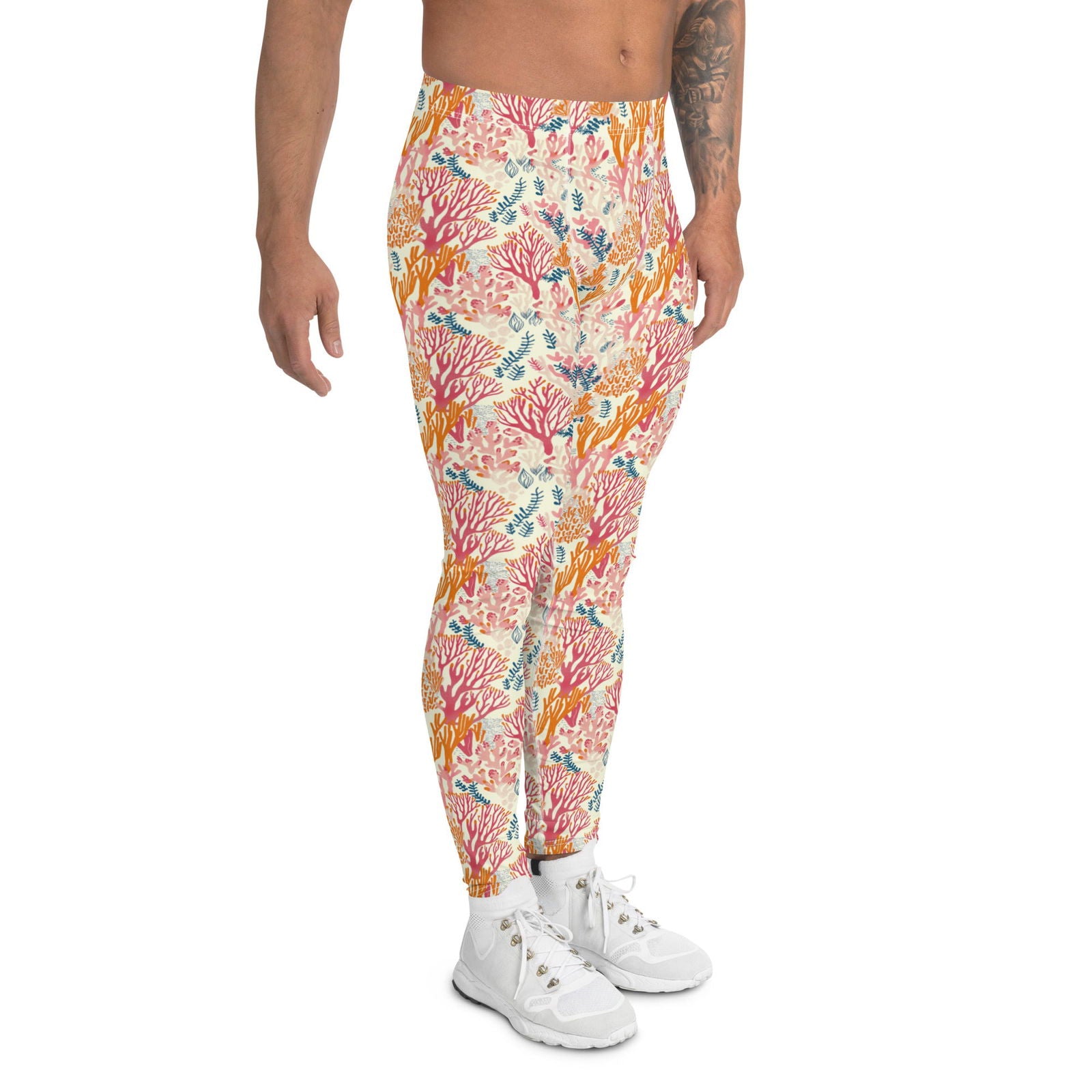 Coral Garden Men's Dive Leggings - Salinity Swimwear -    - #tag1#