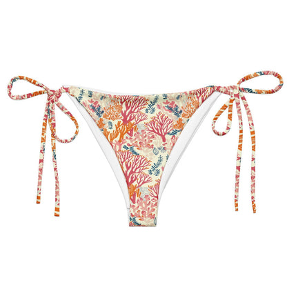 Coral Reef Eco String Bikini Bottom - Salinity Swimwear