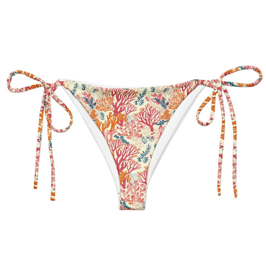 Coral Reef Eco String Bikini Bottom - Salinity Swimwear