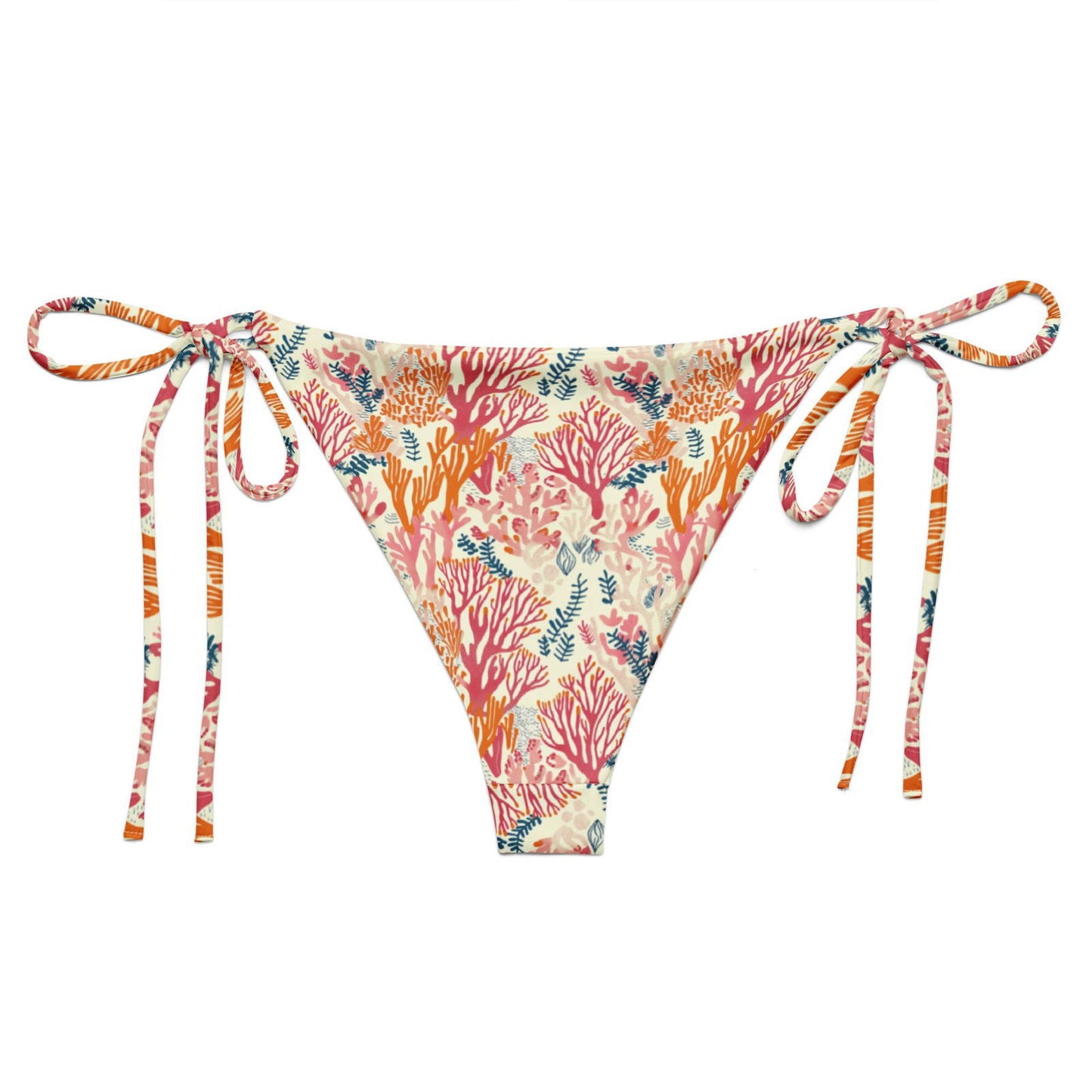 Coral Reef Eco String Bikini Bottom - Salinity Swimwear